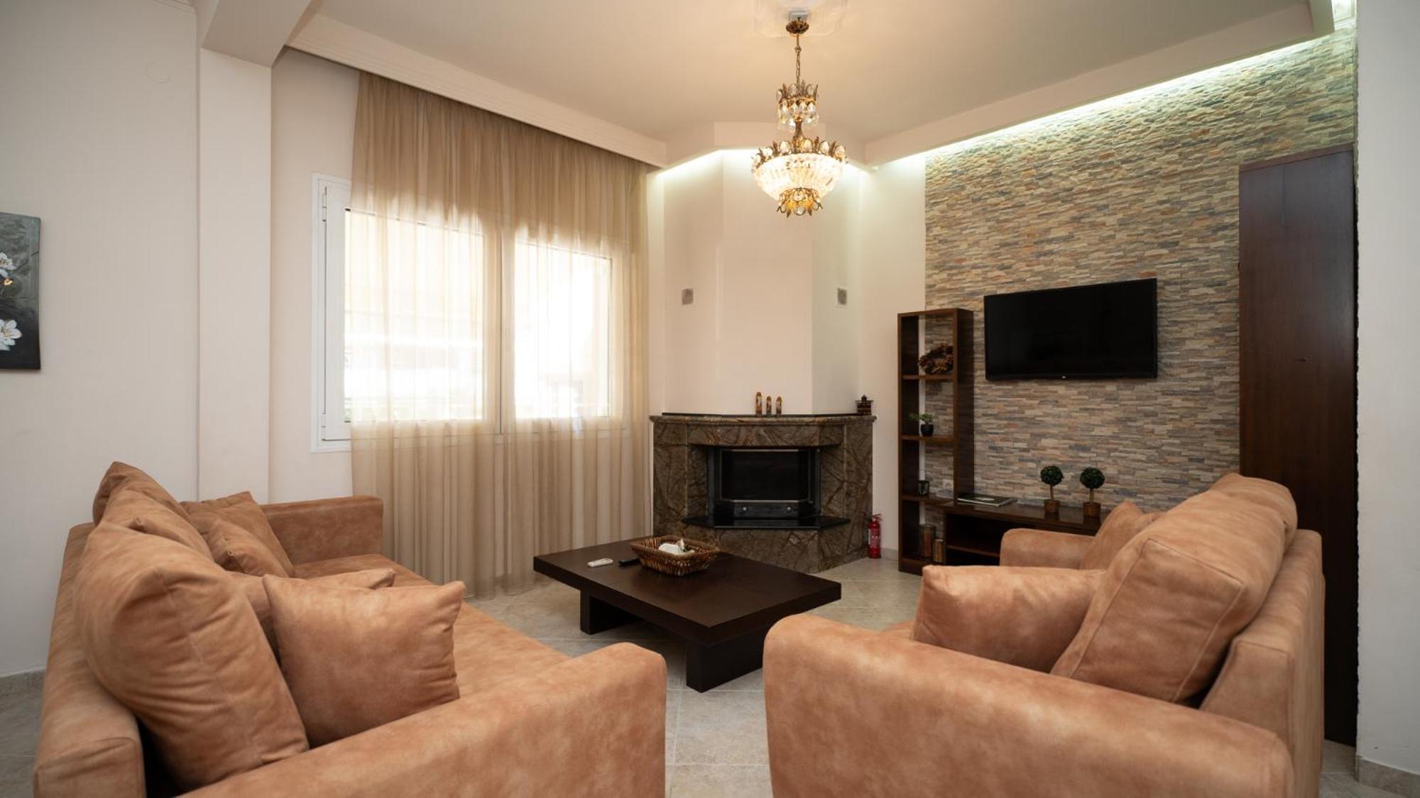 My Home - Meteora, Central Apt - 2 Bd กาลัมปากา ภายนอก รูปภาพ