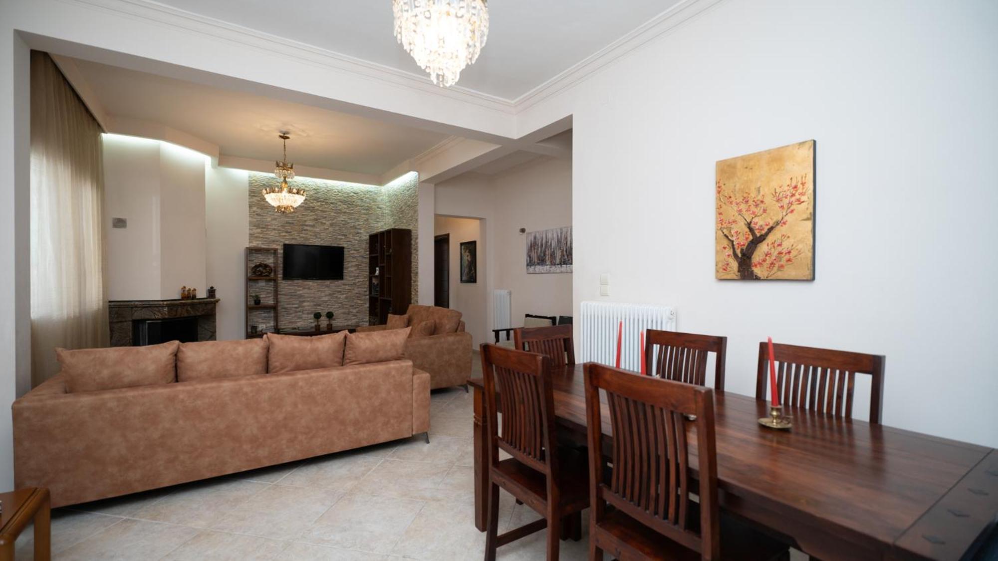 My Home - Meteora, Central Apt - 2 Bd กาลัมปากา ภายนอก รูปภาพ